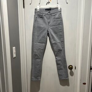 VERONICA BEARD Debby skinny high rise gray jeans